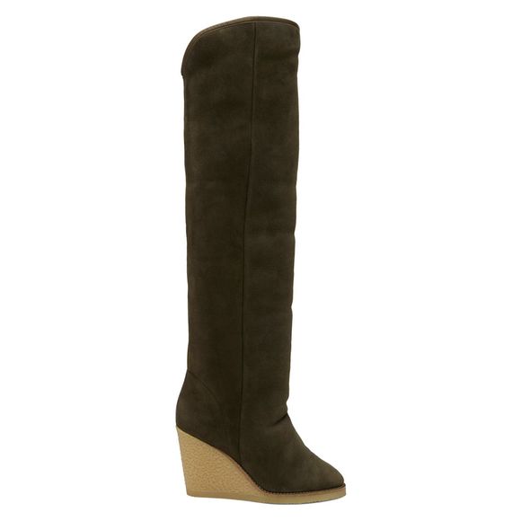 ISABEL MARANT Tilin Suede Wedge Boots - Picture 1 of 10
